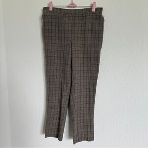 Rachel Zoe Checkered Streight LegTrousers - Size S